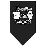 Here for the Boos Screen Print Bandana Black Large