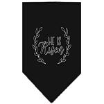 He Is Risen Screen Print Bandana Black Large