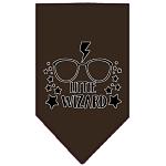 Little Wizard Screen Print Bandana Cocoa Large