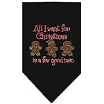 All I want is a Few Good Men Screen Print Bandana Black Large