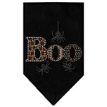 Boo Rhinestone Bandana Black Large