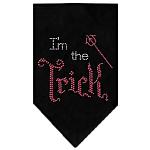 I'm the Trick Rhinestone Bandana Black Large