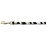 Animal Print Leash Zebra 3/8 Jwl Leash