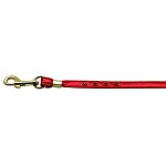 Metallic Leash Red MTL 3/8 with Jewels