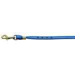 Color Crystal Leash Blue w/ Blue Stones Gold Hardware