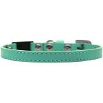 Plain Breakaway Cat Collar Aqua Size 10