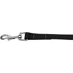 Plain Nylon Pet Leash 1in by 4ft Black