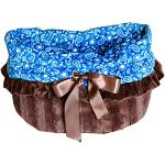 Blue Western Reversible Snuggle Bugs Pet Bed, Bag, and Car Seat All-in-One