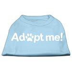 Adopt Me Screen Print Shirt Baby Blue Lg