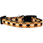 Bat Argyle Nylon Dog Collar Cat Safety