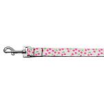 Cherries Nylon Collar White 1 wide 4ft Lsh