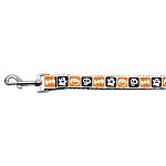 Classic Halloween Nylon Ribbon Leash 1 inch wide 4ft Long