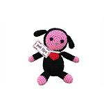 Knit Knacks Baabaa Lamb Organic Cotton Small Dog Toy