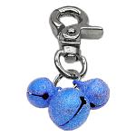 Lobster Claw Bell Charm Blue