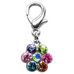 Lobster Claw Flower Charm Multi Color