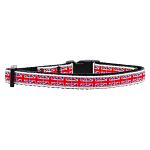 Tiled Union Jack(UK Flag) Nylon Ribbon Collar Cat Safety