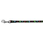 Lollipops Nylon Ribbon Leash Black 3/8 inch wide 4ft Long