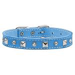 Patent Crystal and Pyramid Collars Baby Blue 10