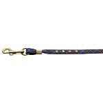 Plaid Leash Blue Clear Stones