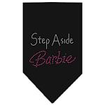Step Aside Barbie Rhinestone Bandana Black Large