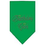 Birthday Girl Rhinestone Bandana Emerald Green Large