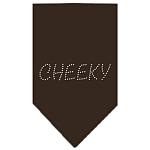 Cheeky Rhinestone Bandana Cocoa Large