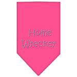 Home Wrecker Rhinestone Bandana Bright Pink Large