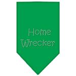 Home Wrecker Rhinestone Bandana Emerald Green Large
