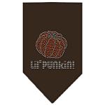 Lil Punkin Rhinestone Bandana Cocoa Large