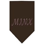 Minx Rhinestone Bandana Cocoa Large