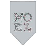 Noel Rhinestone Bandana Grey Large