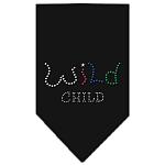 Wild Child Rhinestone Bandana Black Large