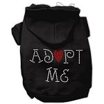 Adopt Me Rhinestone Hoodie Black L