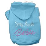Step Aside Barbie Hoodies Baby Blue L