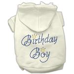 Birthday Boy Hoodies Cream L