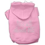 It's All About Me Rhinestone Hoodies Pink L