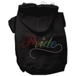 Rainbow Colored Pride Hoodies Black L