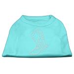 Rhinestone Boot Shirts Aqua L