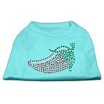 Rhinestone Chili Pepper Shirts Aqua L