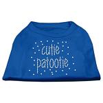 Cutie Patootie Rhinestone Shirts Blue Lg