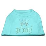 Got Booty? Rhinestone Shirts Aqua L