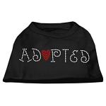 Adopted Rhinestone Shirt Black L