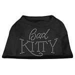 Bad Kitty Rhinestud Shirt Black L