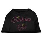 Birthday Girl Rhinestone Shirt Black L