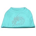 Studded Dragon Shirts Aqua L