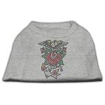 Eagle Rose Nailhead Shirts Grey L