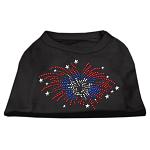 Fireworks Rhinestone Shirt Black L