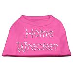 Home Wrecker Rhinestone Shirts Bright Pink L