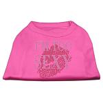 I'm Too Sexy Rhinestone Shirts Bright Pink L