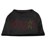 RockStar Rhinestone Shirts Black L